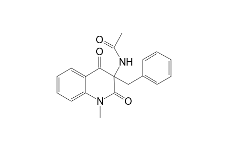N-[1,2,3,4-Tetrahydro-1-methyl-2,4-dioxo-3-(phenylmethyl)quinolin-3-yl]acetamide