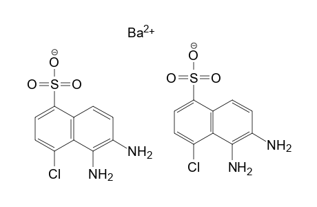 5,6-Diamino-4-chloronaphthalin-1-sulfonacid/Ba salt