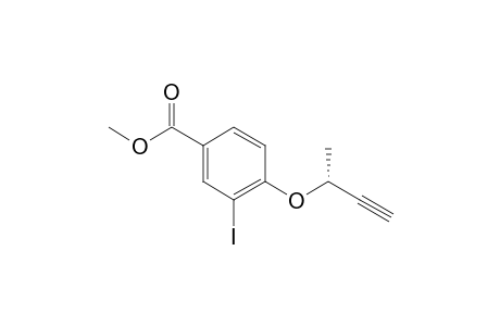 (+)-Methyl 3-iodo-4-{[(1R)-1-methylprop-2-yn-1-yl]oxy}benzoate