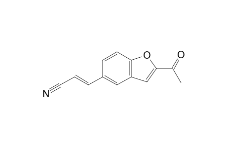 (E)-3-(2-Acetylbenzofuran-5-yl)acrylonitrile
