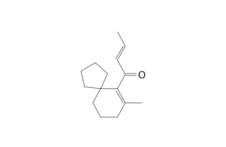 (E)-1-(7-methylspiro[4.5]dec-6-en-6-yl)but-2-en-1-one