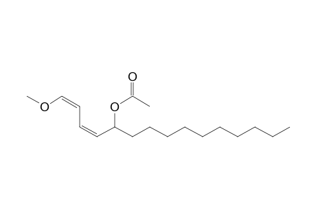 1,3-Pentadecadien-5-ol, 1-methoxy-, acetate, (Z,Z)-(.+-.)-