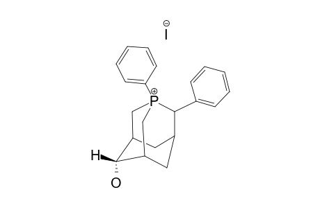 6-EXO-HYDROXY-1,2-DIPHENYL-1-PHOSPHONIATRICYCLO-[3.3.1.1(3,7)]-DECANE-IODIDE