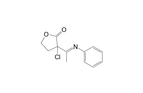 2-Chloro-2-[1-(N-phenylimino)ethyl]butyrolactone