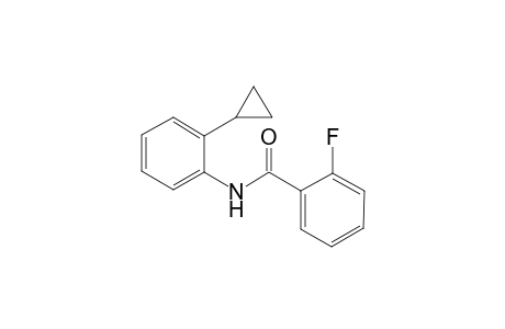 Benzamide, N-(2-cyclopropylphenyl)-2-fluoro-