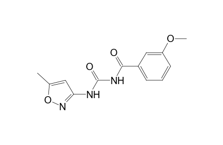 3-Methoxy-N-[(5-methyl-1,2-oxazol-3-yl)carbamoyl]benzamide