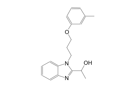 1H-benzimidazole-2-methanol, alpha-methyl-1-[3-(3-methylphenoxy)propyl]-