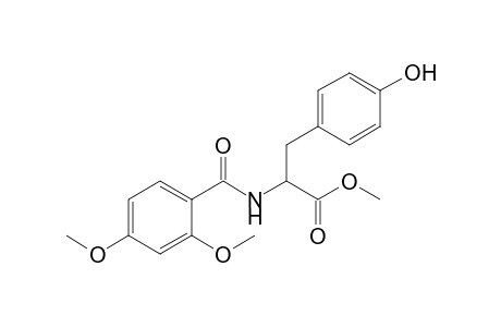 N-(2',4'-Dimethoxybenzoyl)-tyrosine - methyl ester