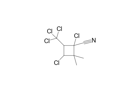 2,2-Dimethyl-1,3-dichloro-1-cyano-4-(trichloromethyl)cyclobutane