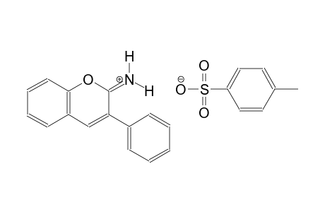 3-phenyl-2H-chromen-2-iminium 4-methylbenzenesulfonate