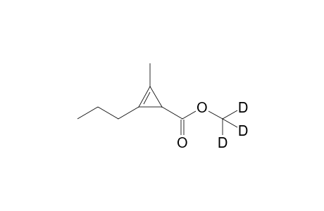Methyl-D3 1-methyl-2-propyl-1-cyclopropene-3-carboxylate