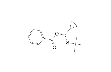 (tert-Butylsulfanyl)(cyclopropyl)methyl benzoate