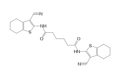 Hexanedioic acid bis-[(3-cyano-4,5,6,7-tetrahydro-benzo[b]thiophen-2-yl)-amide]