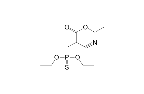 2-CYANO-2-(ETHOXYCARBONYL)ETHYLTHIOPHOSPHONIC ACID, O,O-DIETHYL ESTER