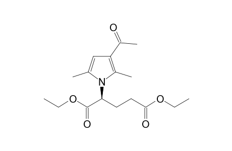 (S)-(-)-2-(3-Acetyl-2,5-dimethylpyrrol-1-yl)-pentanedioic acid diethyl ester