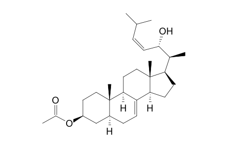 (23Z,22S)-3.beta.-Acetoxy-5.alpha.-cholesta-7,23-dien-22-ol