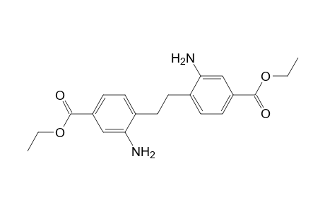 3-amino-4-[2-(2-amino-4-carbethoxy-phenyl)ethyl]benzoic acid ethyl ester