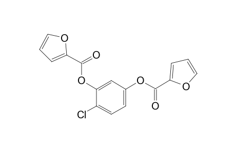 4-Chloro-3-(2-furoyloxy)phenyl 2-furoate