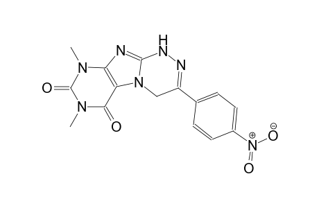 [1,2,4]triazino[3,4-f]purine-6,8(7H,9H)-dione, 1,4-dihydro-7,9-dimethyl-3-(4-nitrophenyl)-