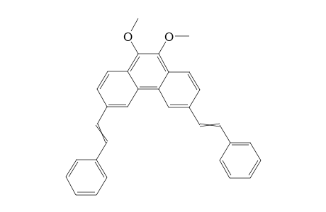 9,10-Dimethoxy-3,6-distyrylphenanthrene