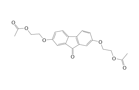 2-((7-[2-(Acetyloxy)ethoxy]-9-oxo-9H-fluoren-2-yl)oxy)ethyl acetate