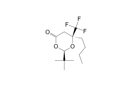 (2R,6S)-6-butyl-2-tert-butyl-6-(trifluoromethyl)-1,3-dioxan-4-one