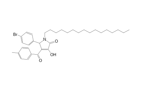 5-(4-bromophenyl)-1-hexadecyl-3-hydroxy-4-(4-methylbenzoyl)-1,5-dihydro-2H-pyrrol-2-one