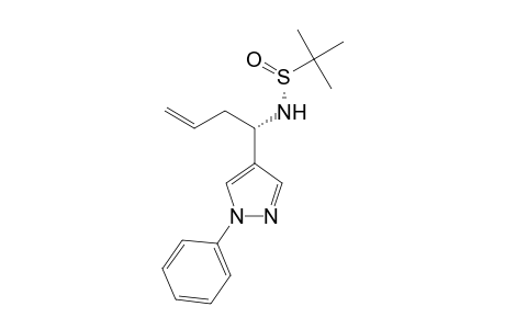 (R)-2-methyl-N-[(1S)-1-(1-phenyl-1H-pyrazol-4-yl)-3-butenyl]-2-propanesulfinamide