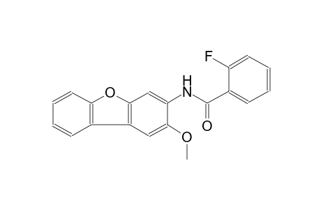 2-Fluoro-N-(2-methoxydibenzo[b,d]furan-3-yl)benzamide