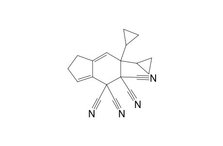 4,4-Dicyclopropylbicyclo[4.3.0]nonadien-2,2,3,3-tetracarbonitrile