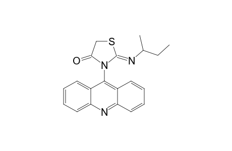 2-SEC.-BUTYL-3-(ACRIDIN-9'-YL)-1,3-THIAZOLIDIN-4-ONE