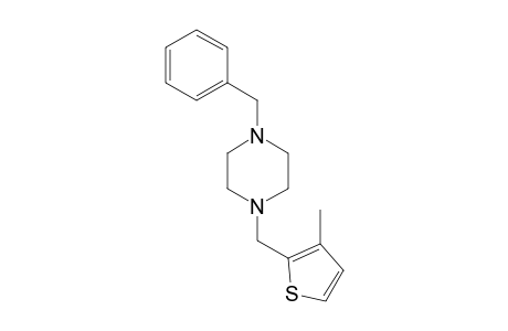 1-Benzyl-4-[(3-methyl-2-thienyl)methyl]piperazine