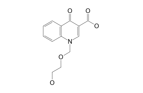 1-(2-hydroxyethoxymethyl)-4-keto-quinoline-3-carboxylic acid