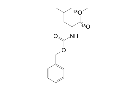 Di-[18O]-methyl 2-{[(benzyloxy)carbonyl]amino}-4-methylpentanoate