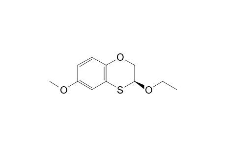 9-Methoxy-3-ethoxy-2-thia-5-oxabicyclo[4.4.0]deca-1(6),7,9-triene