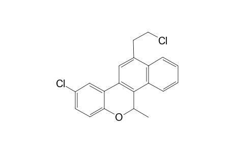 9-Chloro-12-(2-chloroethyl)-5-methyl-5H-naphtho[1,2-c]chromene