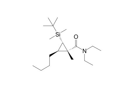(1S*,2S*,3R*)-3-Butyl-2-(tert-butyldimethylsilyl)-N,N-diethyl-1-methylcyclopropanecarboxamide