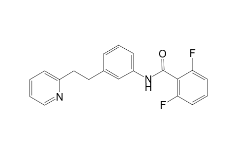 2,6-Difluoro-N-{3-[2-(pyridin-2-yl)ethyl]phenyl}benzamide