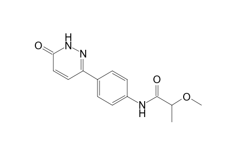 Propanamide, N-[4-(1,6-dihydro-6-oxo-3-pyridazinyl)phenyl]-2-methoxy-