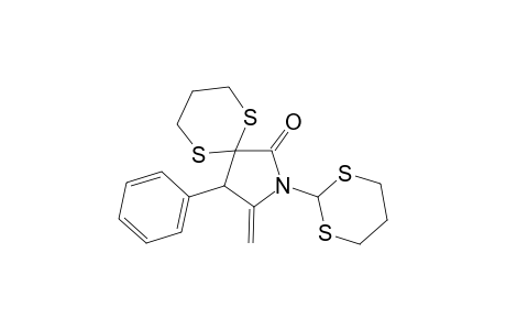 2-Aza-2-(1,3-dithian-2-yl)-3-methyl-4-phenyl-6,10-dithiaspiro[4.5]decan-1-one