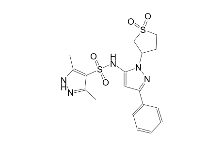 1H-pyrazole-4-sulfonamide, 3,5-dimethyl-N-[3-phenyl-1-(tetrahydro-1,1-dioxido-3-thienyl)-1H-pyrazol-5-yl]-