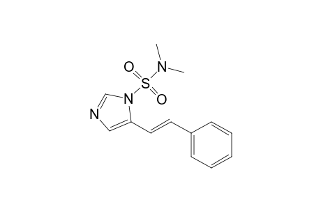 (E)-1-(Dimethylsulfamoyl)-5-(2-phenylethenyl)imidazole