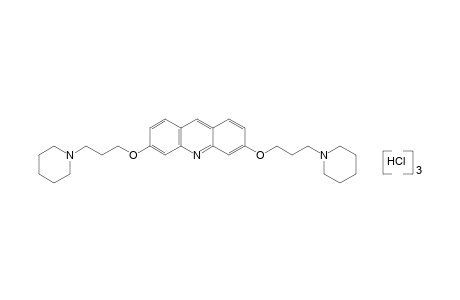 3,6-bis(3-piperidinopropoxy)acridine, trihydrochloride
