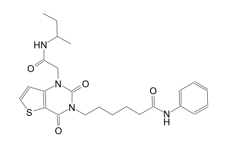 6-(1-[2-(sec-butylamino)-2-oxoethyl]-2,4-dioxo-1,4-dihydrothieno[3,2-d]pyrimidin-3(2H)-yl)-N-phenylhexanamide