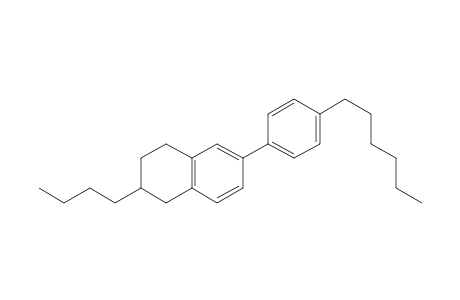 2-Butyl-6-(4-hexylphenyl)-1,2,3,4-tetrahydronaphthalene