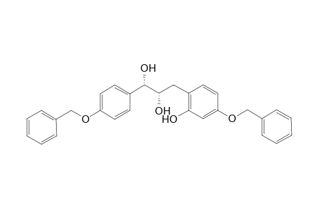 (1S,2S)-3-(4-Benzyloxy-2-hydroxyphenyl)-1-(4-benzyloxyphenyl)propane-1,2-diol