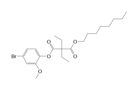 Diethylmalonic acid, 4-bromo-2-methoxyphenyl octyl ester