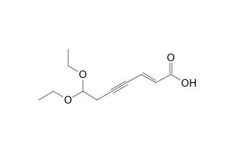 (E)-7,7-Diethoxyhept-2-en-4-ynoic acid