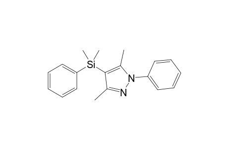 3,5-Dimethyl-4-dimethylphenylsilyl-1-phenylpyrazole