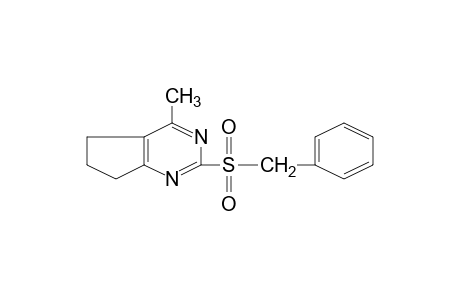 2-(BENZYLSULFONYL)-6,7-DIHYDRO-4-METHYL-5H-CYCLOPENTAPYRIMIDINE